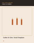 Gather & Glow: Social Media Invitation Templates for Dinner Parties
