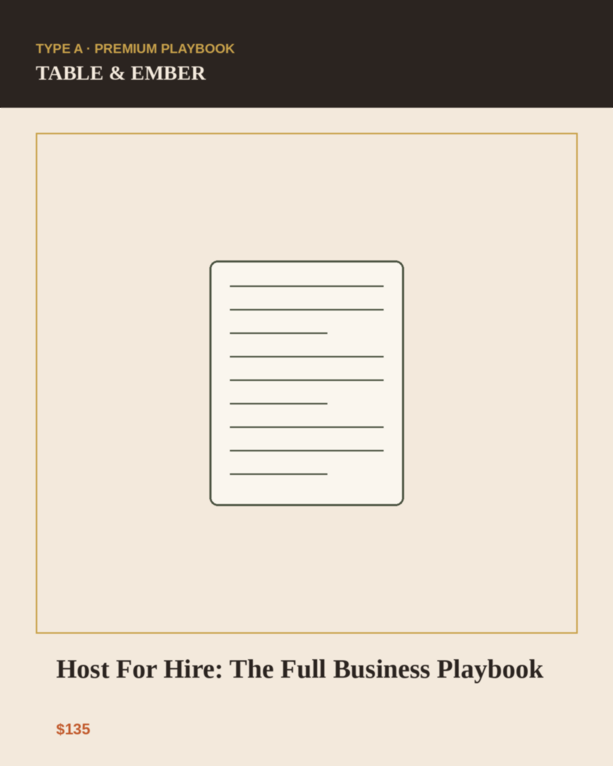 Host For Hire: The Full Business Playbook for Turning Dinner Parties Into a Paid Hosting Business