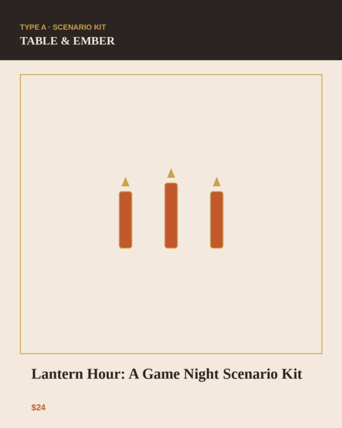 Lantern Hour: A Game Night Scenario Kit